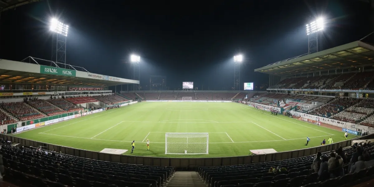 世界杯赛场灯光氛围图